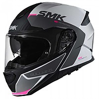 [해외]SMK 모듈러 헬멧 Gullwing Kresto 9138113856 Glossy White / Grey / Black / Pink