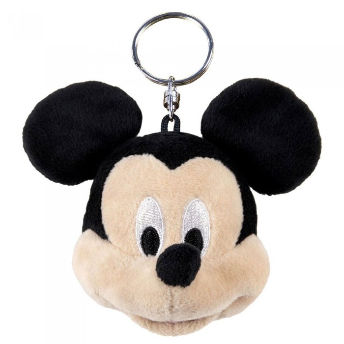 [해외]CERDA GROUP Mickey Plush Key Ring 7 cm Black