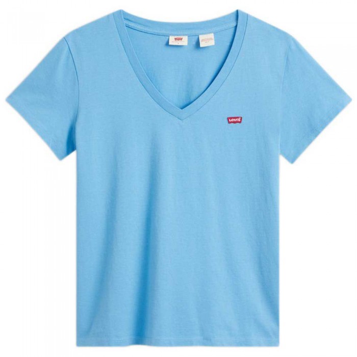[해외]리바이스 The Perfect 반팔 V넥 티셔츠 138046955 Bonnie Blue