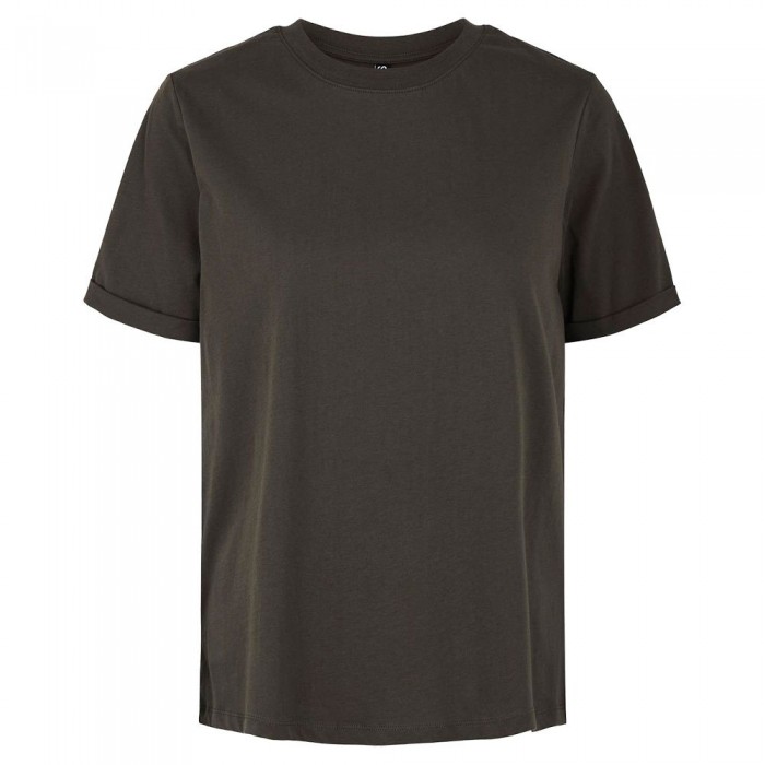[해외]PIECES Ria Fold Up Solid 반팔 티셔츠 138095519 Black Olive