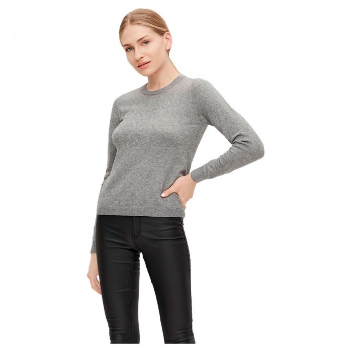 [해외]오브젝트 긴팔 O넥 스웨터 Thess 138118284 Medium Grey Melange
