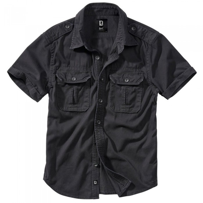 [해외]BRANDIT Vintage 반팔 셔츠 138023282 Black
