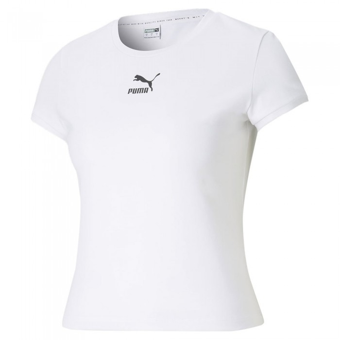 [해외]푸마 SELECT Classics Fitted 반팔 티셔츠 137977698 Puma White