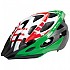 [해외]PNK Italia MTB 헬멧 1138198466 Green / Red / White