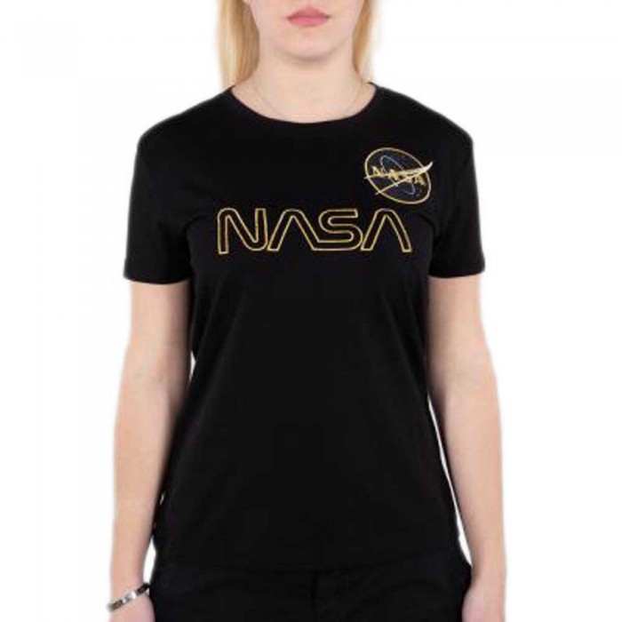 [해외]알파 인더스트리 NASA Embroidery 반팔 티셔츠 138049531 Black