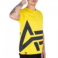 [해외]알파 인더스트리 Side 로고 반팔 티셔츠 138020424 Empire Yellow
