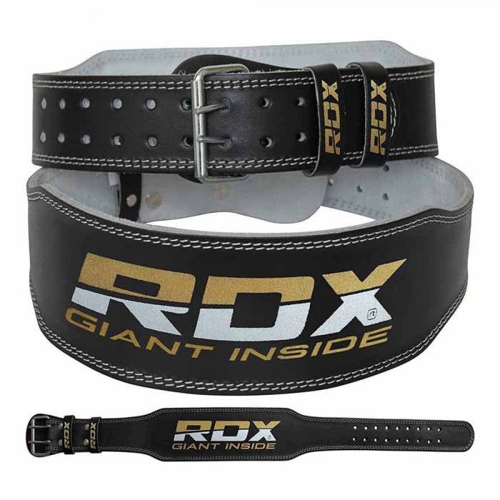[해외]RDX SPORTS Leather 4´´ 7136381265 Black / Gold