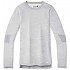 [해외]스마트울 Intraknit Merino 200 Crew 긴팔 베이스 레이어 4138211706 Light Grey Heather / White