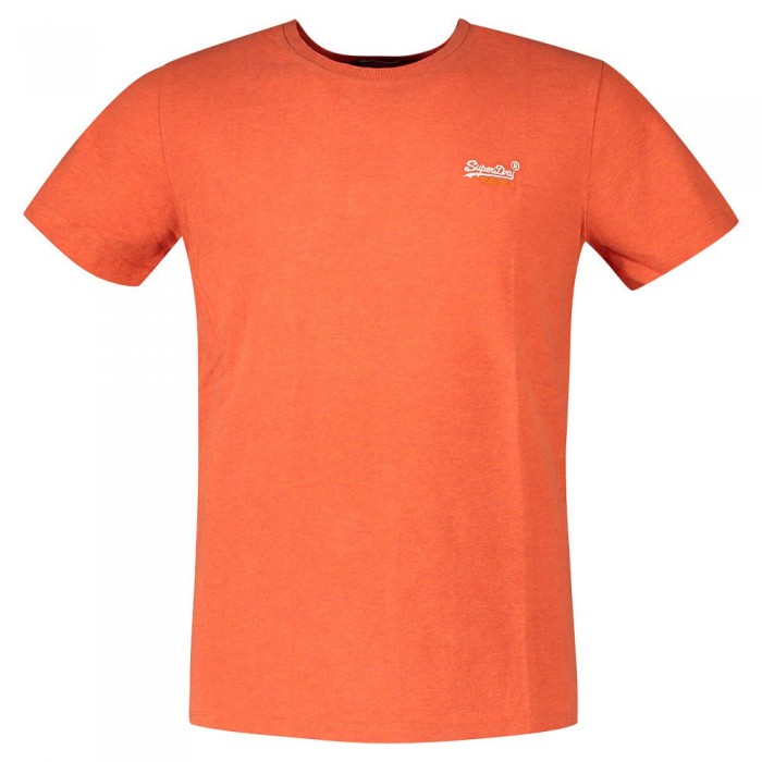[해외]슈퍼드라이 Orange Label Vintage Embroidered Organic Cotton 반팔 티셔츠 137906187 Rust Orange Marl