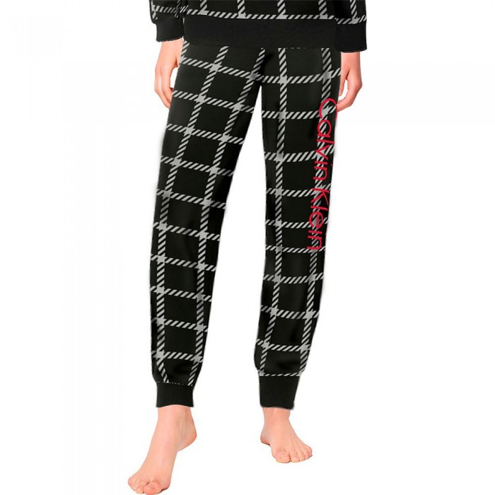 [해외]캘빈클라인 언더웨어 Modern Structure Cotton Joggers Pyjama MenS Window Pane / Black