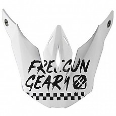 [해외]FREEGUN BY SHOT 챙 피크 With Screw Kit XP-4 Speed 9137391973 White Matt