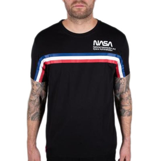 [해외]알파 인더스트리 NASA ISS 반팔 티셔츠 138020407 Black
