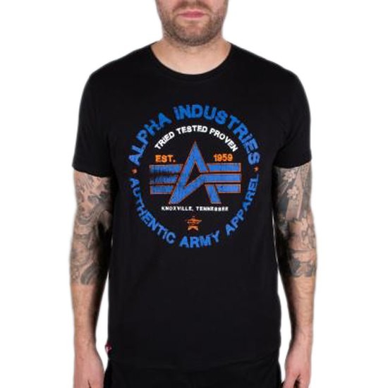 [해외]알파 인더스트리 Authentic 반팔 티셔츠 138020444 Black