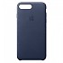 [해외]APPLE iPhone 7 Plus/8 Plus Leather Case 137349932 Midnight Blue