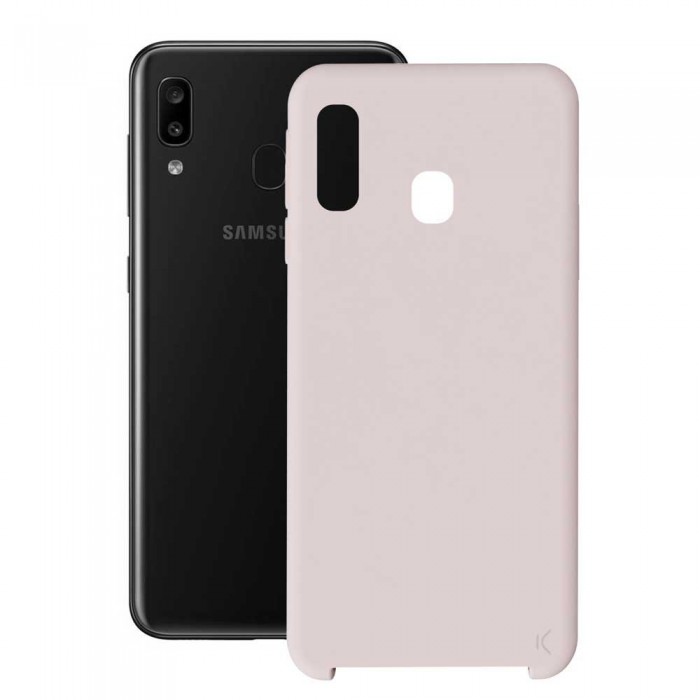 [해외]KSIX 실리콘 커버 Samsung Galaxy A30 138069637 Pink