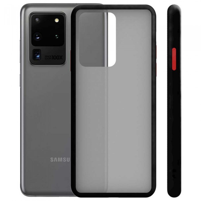 [해외]KSIX 실리콘 커버 Samsung Galaxy S20 Ultra Duo 소프트 138069811 Black