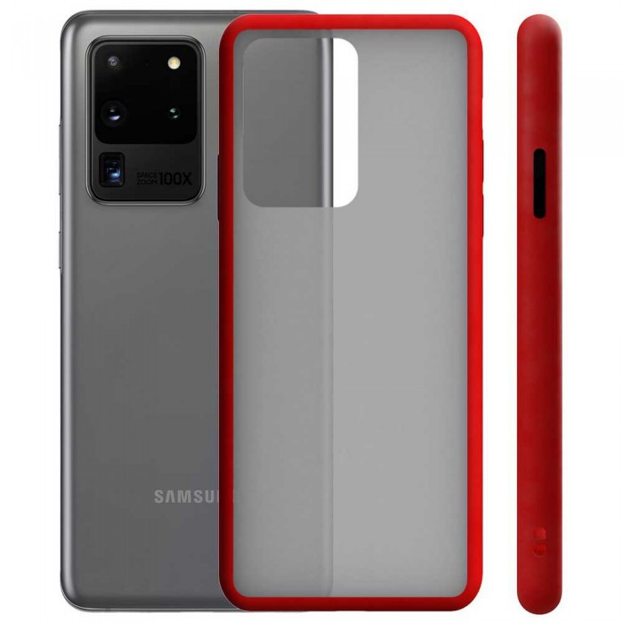 [해외]KSIX 실리콘 커버 Samsung Galaxy S20 Ultra Duo 소프트 138069812 Red