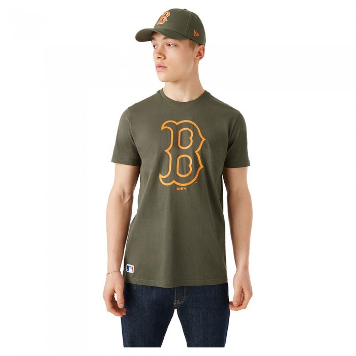 [해외]뉴에라 MLB Seasonal 팀 로고 Boston Red 삭스 반팔 티셔츠 138207503 Green