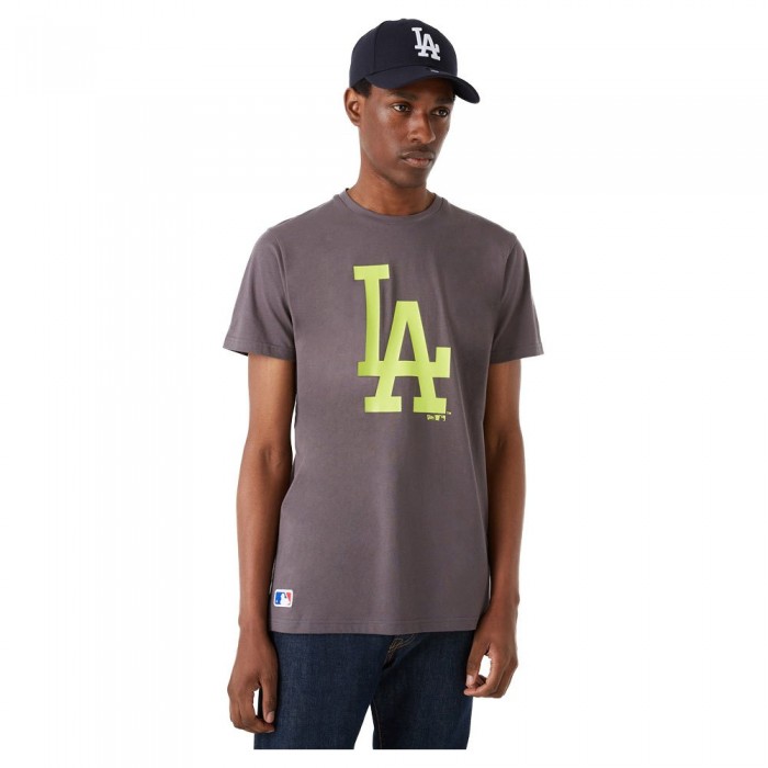 [해외]뉴에라 반팔 티셔츠 MLB Seasonal 팀 로고 Los Angeles Dodgers 138207504 Grey