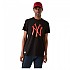 [해외]뉴에라 MLB Seasonal 팀 Logo New York Yankees 반팔 티셔츠 138207507 Heather Black