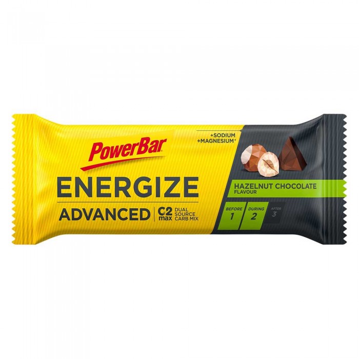 [해외]파워바 헤이즐넛 초콜릿 에너지바 Energize Advanced 55g 4138246654 Yellow