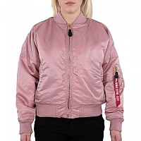 [해외]알파 인더스트리 MA-1 OS Reversible Fur 재킷 138021031 Silver Pink