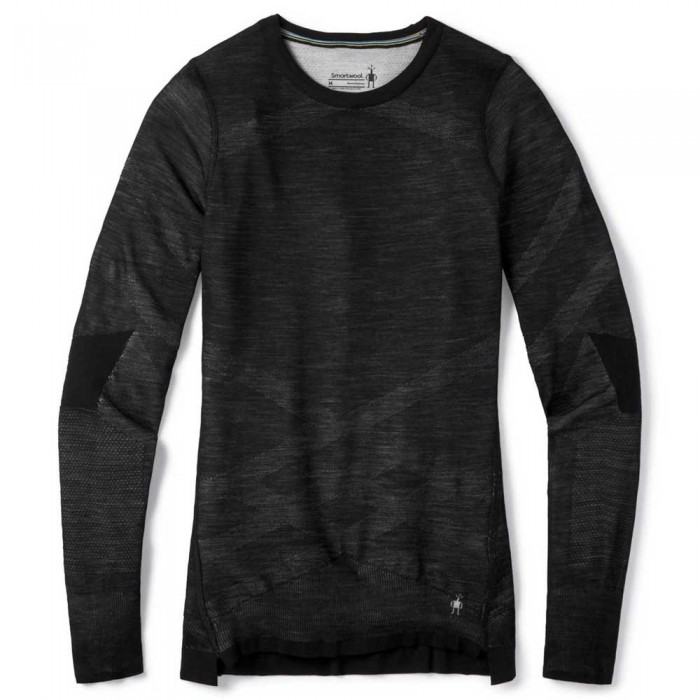 [해외]스마트울 Intraknit Merino 200 Crew 긴팔 베이스 레이어 9137108956 Black / White