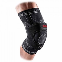 [해외]맥데이비드 무릎 보호대 Elite Engineered Elastic Knee Support With Dual Wrap And Stays 3137100122 Black