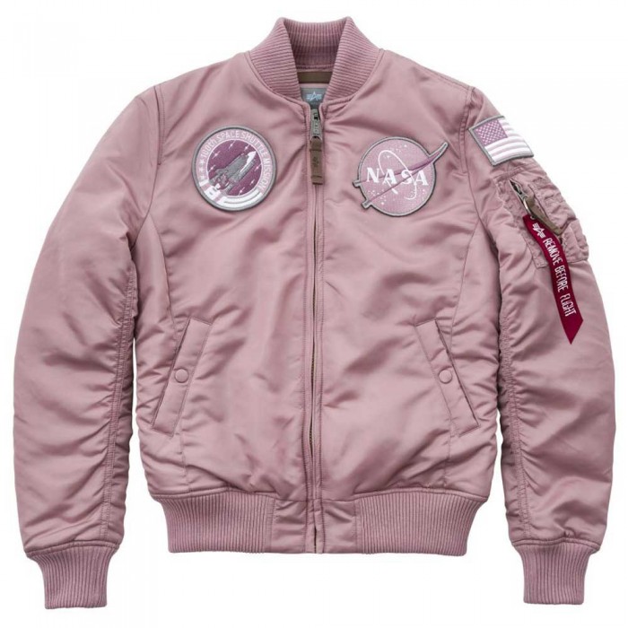 [해외]알파 인더스트리 재킷 MA-1 VF NASA 138021524 Silver Pink