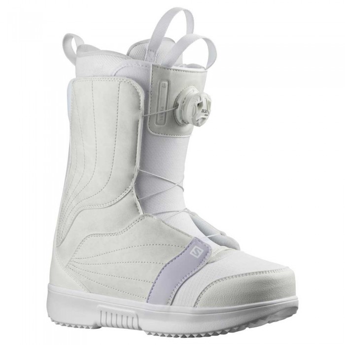 [해외]살로몬 Pearl Boa SnowBoard Boots Woman 5138158017 White / Lunar Rock / Evening Hase
