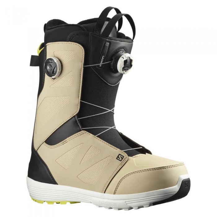 [해외]살로몬 Launch Boa SJ SnowBoard Boots 5138158028 Safari / Black / Evening Primrose