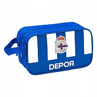 [해외]SAFTA 지퍼 Deportivo De La Coru?a 2 4.9L 씻다 가방 14137343194 White / Blue
