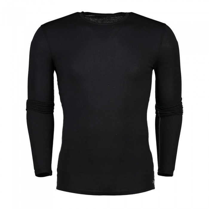 [해외]아이스브레이커 Anatomica Crew Merino 긴팔 베이스 레이어 12135940014 Black / Monsoon