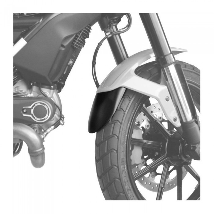 [해외]PUIG 프론트 펜더 익스텐션 Ducati Scrambler Icon 15 9138282879 Black