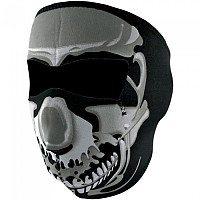 [해외]ZAN 헤드기어 Neoprene Full Face Mask 9137336834 Chrome Skull