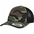 [해외]BRANDIT Camo Trucker 모자 138023444 Woodland / Black