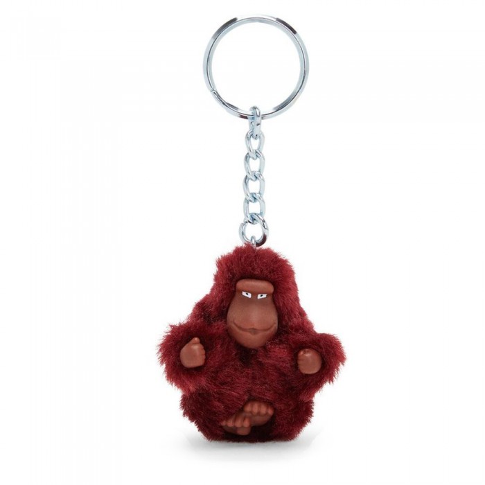 [해외]키플링 Monkey Clip XS Key Ring 10 Units Dark Sangria Red