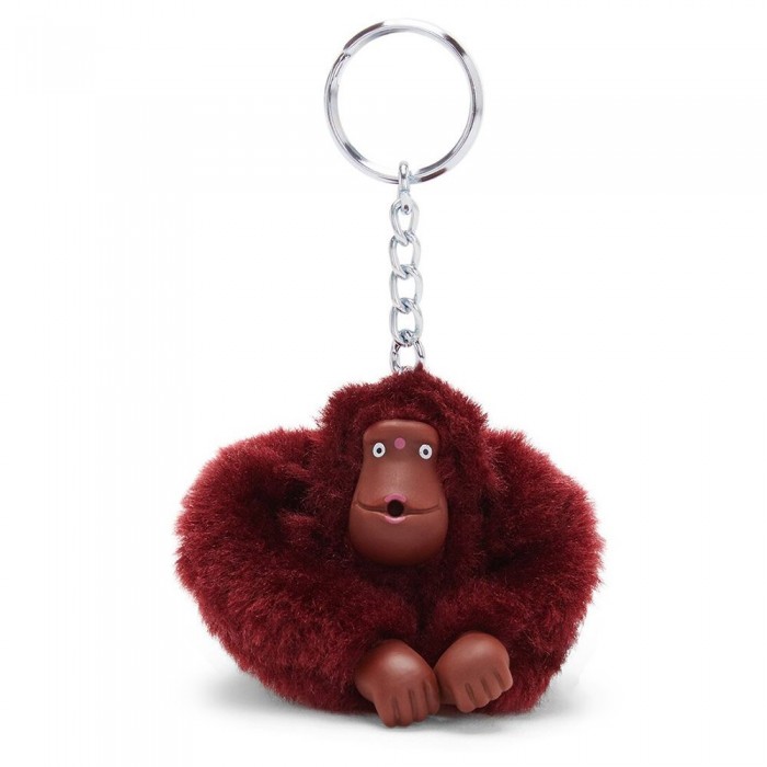 [해외]키플링 Monkey Clip S Key Ring 10 Units Dark Sangria Red