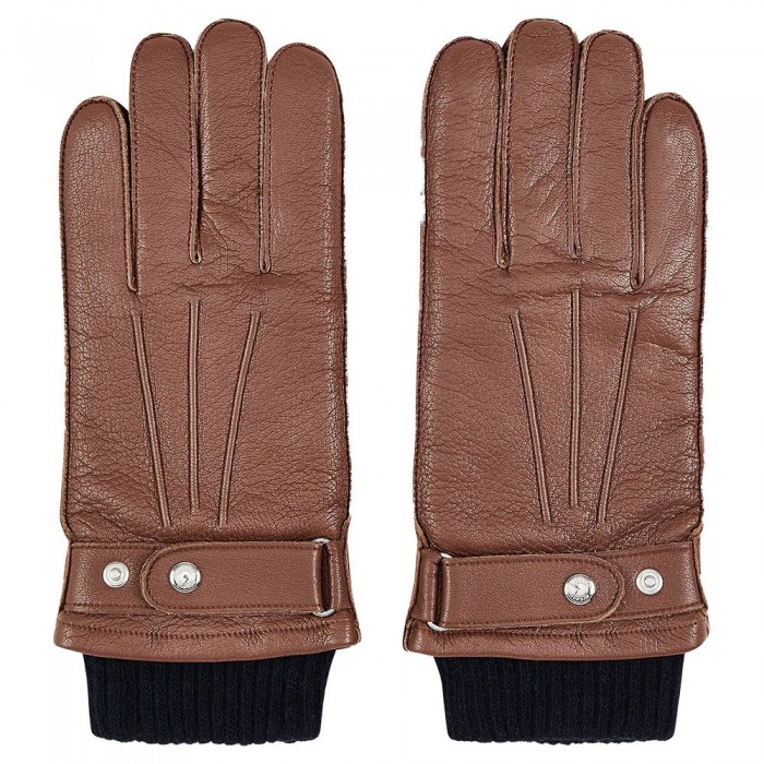 [해외]HACKETT Syon Knit Cuff Gloves Chestnut