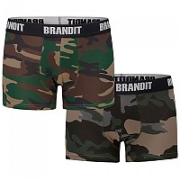 [해외]BRANDIT 복서 로고 2 단위 12138023333 Woodland / Dark Camo