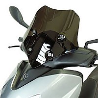 [해외]BULLSTER 바람막이 유리 Yamaha X-City 125/250 Racing 9137342391 Smoked Black