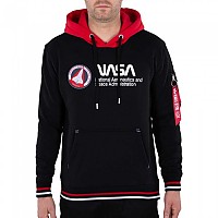 [해외]알파 인더스트리 NASA Retro 후드티 138021127 Black