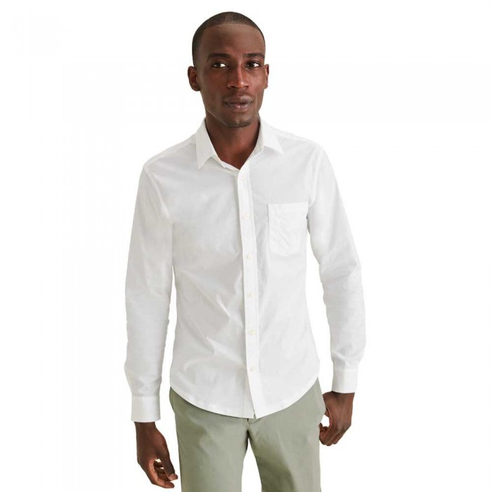 [해외]다커스 Slim Icon 긴팔 셔츠 138194369 Lucent White