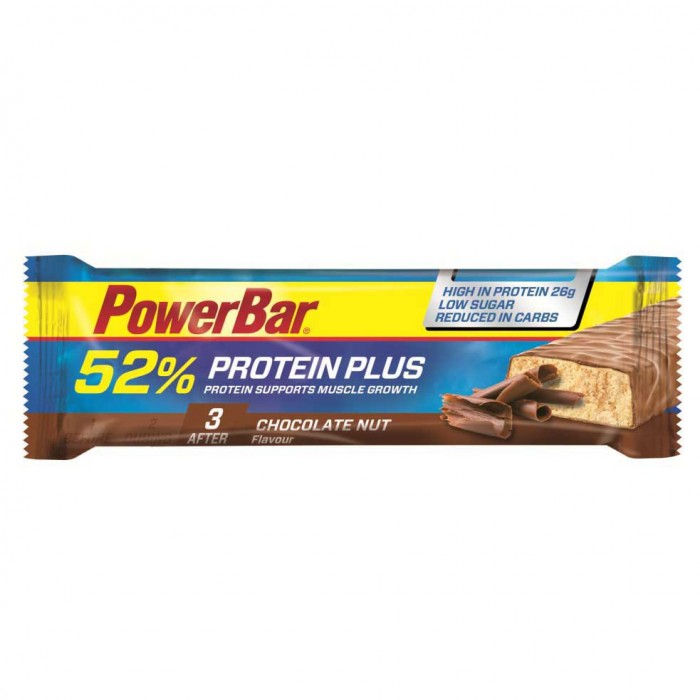 [해외]파워바 단백질 초콜릿 너트 에너지 바 Plus 52% 50g 14136985274 Multicolor