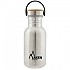 [해외]LAKEN 스테인레스 스틸 및 대나무 모자 Basic 500ml 3138048754 Silver