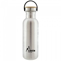 [해외]LAKEN 스테인레스 스틸 및 대나무 모자 Basic 750ml 3138048761 Silver