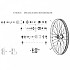 [해외]스램 상표 Wheel Decal Kit 3Zero 27 Moto Silver Single Rim 1137670598 Silver