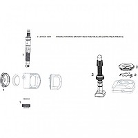 [해외]쿼크 배터리 해치+밸브 TyreWiz 집p 3Zero Moto 7137785259 Black