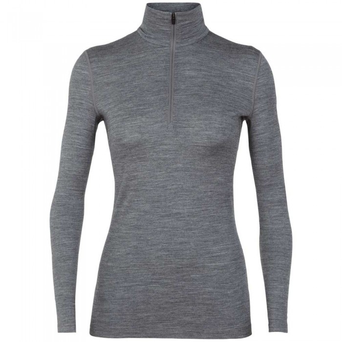 [해외]아이스브레이커 200 Oasis Merino 긴팔 베이스 레이어 7137245268 Gritstone Heather