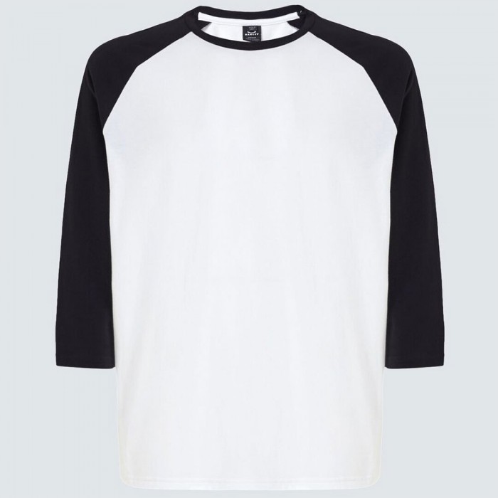 [해외]오클리 APPAREL Relax Raglan 3/4 소매 티셔츠 138143946 Off White / Black